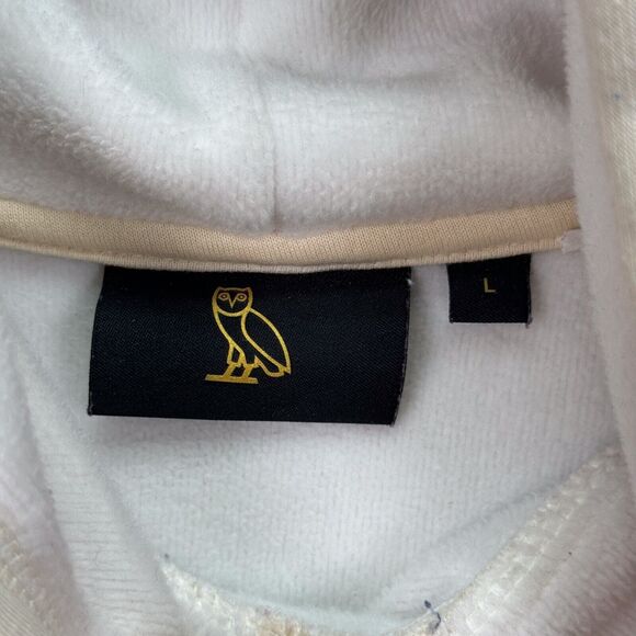 OVO Drake Owl Hoodie NWTs Octobers Very Own Sweatshirt Sweater Men’s Patch L - Picture 4 of 5